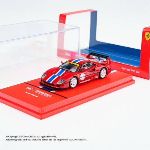 现货 TarmacWorks TW 1:64 法拉利Ferrari F40 LM Red 合金车模