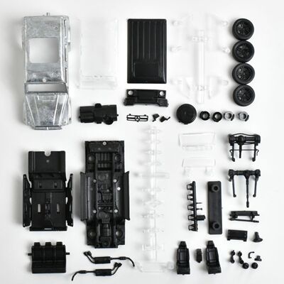 build drive 1:64 奔驰 G级越野车 合金车模 拼装 手工 民用