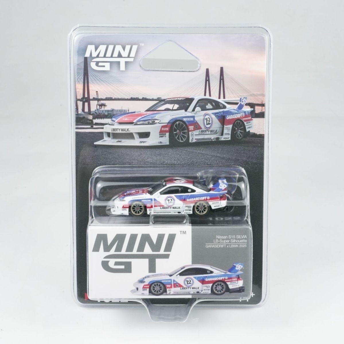 MINIGT 1/64 1022 日产LB S15 SILVIA 合金汽车模型