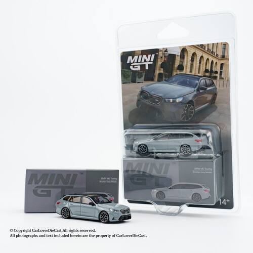 MINIGT 1/64 宝马BMW M5 Touring (G99)金属灰 #1096合金汽车模型