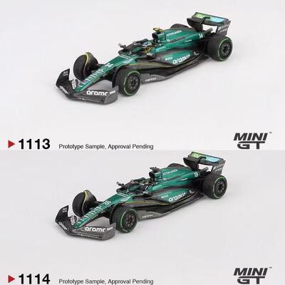 MINIGT 1:64 阿斯顿马丁 AMR24 F1 阿隆索/斯特罗尔 #1113/#1114