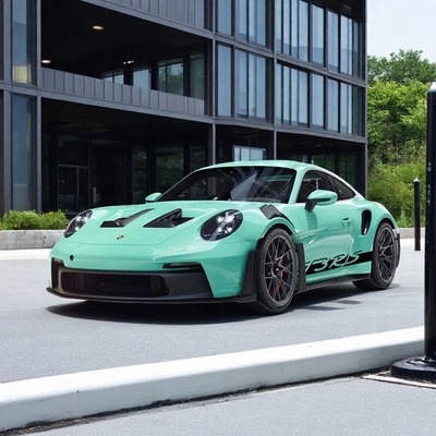 现货FuelMe富美1:18保时捷911 992 GT3 RS超跑 收藏 树脂汽车模型