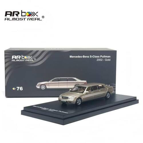 现货奔驰 S-Class (W220) Pullman 加长版1:64合金车模AR box模型