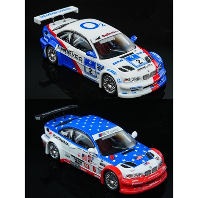 现货DCM&GOBOX联名1:64 宝马M3GTR E46 西门子涂装 合金汽车模型