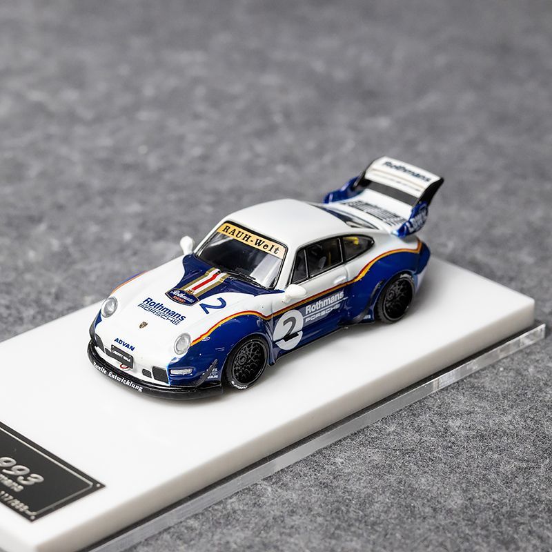 TOP 1:64 LBWK保时捷911改装宽体RWB 993乐福门LB汽车模型