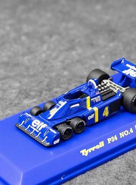 Kyosho 京商 1:64 泰瑞尔 Tyrrell P34 1976 书中车 合金车模