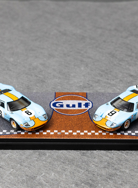 ZOOM 1:64 福特Ford GT40 Mk1 勒芒海湾 Gulf 旧化版合金车模