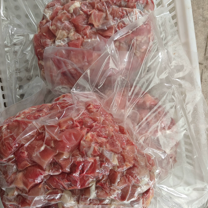 净20斤兔腿丁纯干少冰新鲜冷冻带腿骨兔肉丁切块酒店食堂饭店食材