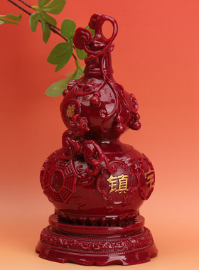 朱砂天医葫芦摆件送礼礼品红砂葫芦家居客厅玄关卧室房间床头摆设