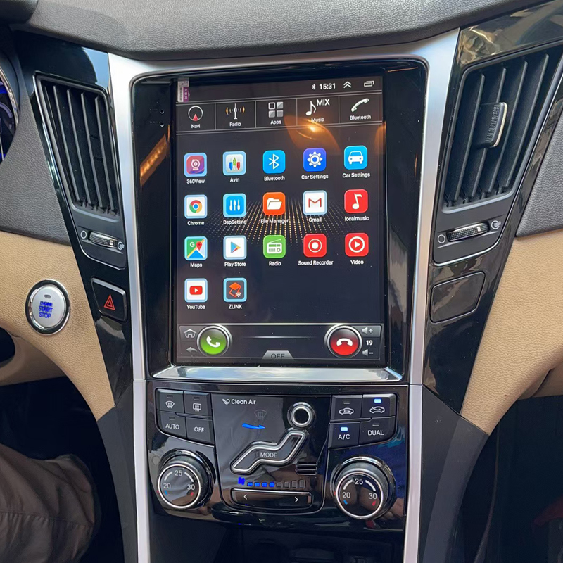 适用于现代索纳塔8索八导航中控大屏hicar一体机360全景carplay