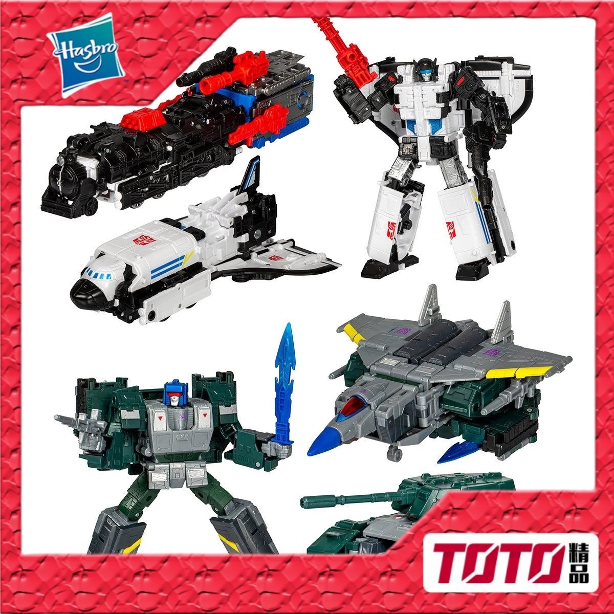 孩之宝 变形金刚玩具 传世联合 L级 冲天炮 过充  闪电大火车限定
