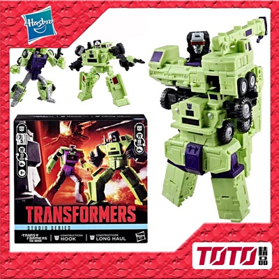 孩之宝 变形金刚玩具 SS86 大力神 挖地虎 指挥官拖斗吊钩套装 3C