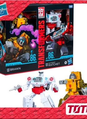 孩之宝 变形金刚玩具 SS86 大电影 G1救护车 大汉战损阵亡套装