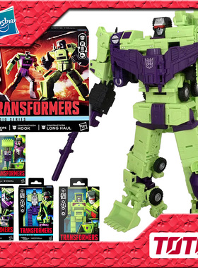孩之宝 变形金刚玩具 SS86 大力神 挖地虎 拖斗吊车清扫机5款整套