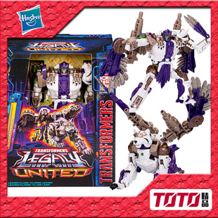 孩之宝 变形金刚玩具 传世联合 L级 超能勇士 虎鹰 G2擎天柱开窗