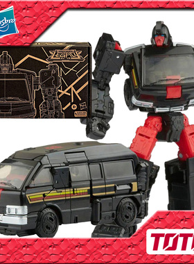 孩之宝 变形金刚玩具世代精选 D级加强级 黑色铁皮 警卫 3C