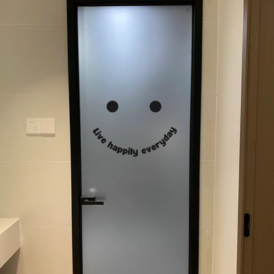 Live happily everyday笑脸图案家居装饰贴纸镜子玻璃门橱窗贴纸