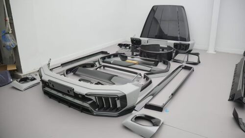 奔驰G级Wagon W465升级top inforno款干碳碳纤维包围套件