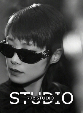 李宇春同款个性黑色墨镜女