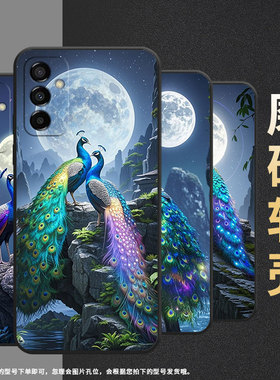 适用三星M22手机壳M04梦幻灵动SM-M105F全包边samsungM12磨砂壳M13防摔SM-M145F黑色M02s硅胶M21s保护套