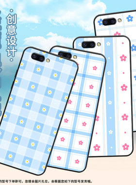 适用oppor9手机壳a57/r17/r11磨砂a83格子花保护套a39创意r15标准版防摔a59情侣a77满屏格子花a79个性PFTM20