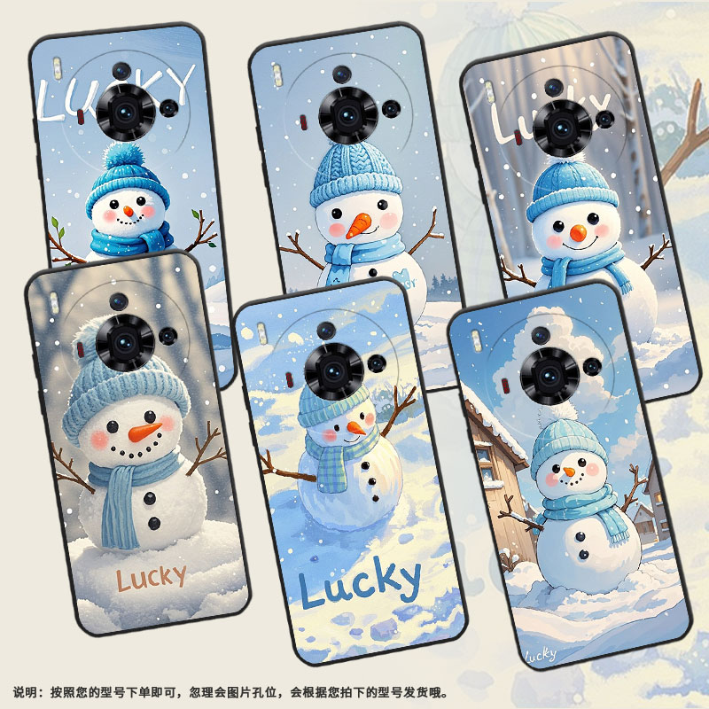 适用努比亚Z50sPro手机壳个性NubiaRedMagic10Air耐磨NX713J防摔NX779J全包边红魔10Air可爱雪人保护套