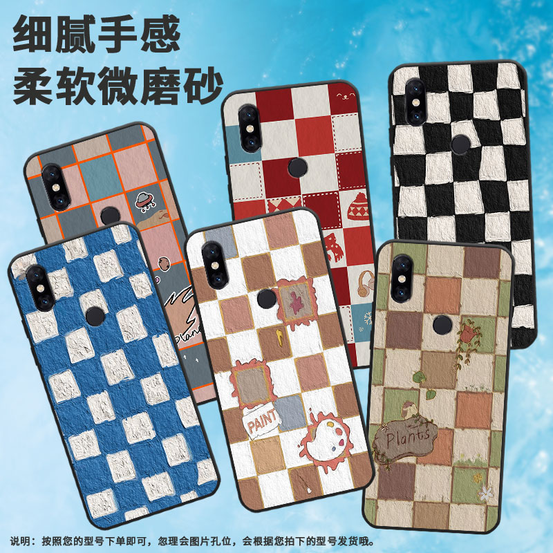 适用小米5手机壳a2/pocof2pro/mix2男女款max2卡通6挂绳pocof1硅胶mix3商务5x时尚6x高级感2015628新款国潮