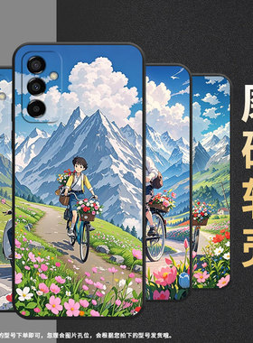 适用三星M10S手机壳M04颜色艳丽SM-M105F全包samsungM02s磨砂壳M13防摔爆SM-M145F黑色M20硅胶M21s保护套