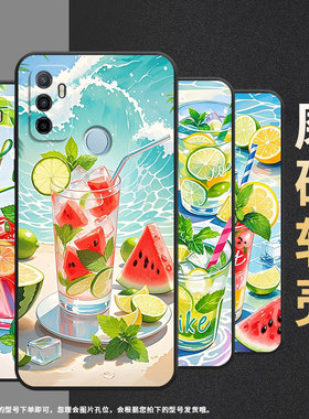 适用oppoa1k手机壳cph1923a16k磨砂壳cph1803夏天冰饮a9耐磨2020男女a5s软壳0pp0a7皮套a8高级a12保护套