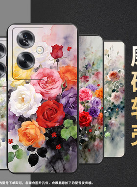 适用一加Nord手机壳0neplus蔷薇花OnePlusNordN20SE防摔1+NordN30SE高级感磨砂壳一+10R时尚1加保护套