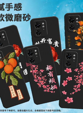 适用摩托罗拉x30pro手机壳motoedge+2023/motog85/motox40柿子motorolaedge40pro男女款摩托罗拉s50neo潮流猫