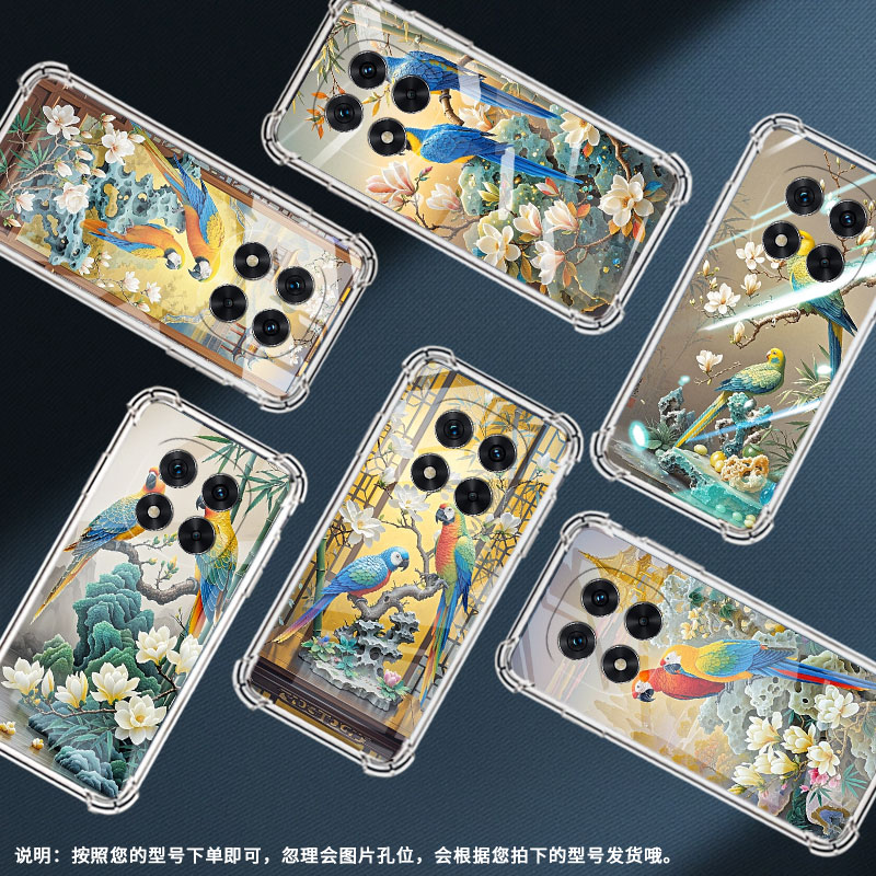适用红米Note14Pro+手机壳Note14Pro防摔Note13Pro+鹦鹉气囊壳红米Note14Pro4G高级感5G国际版保护套