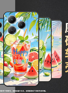 适用传音infinixsmart8手机壳hot40保护套tecnopova6pro水彩风格潮流pova3耐磨lf7n男女款x6525d软壳