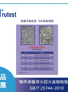 金相挂图图谱 钢件渗碳淬火回火金相检验评级挂图GB/T 25744-2010
