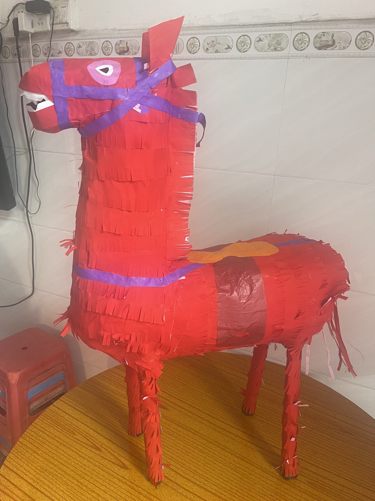 殡葬用品手工竹制纸马成品殡葬祭祀白事用纸扎马牛花圈纸制品清明