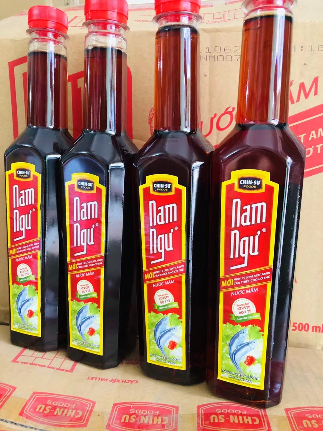 越南特产调料品 chin-su namngu牌 鱼露500ml 24瓶/箱 一瓶包邮
