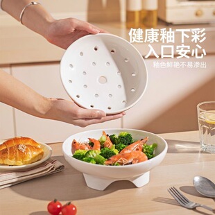 陶瓷蒸笼神器家用小笼包馒头饺子蒸屉微波炉专用蒸笼早点商用蒸格