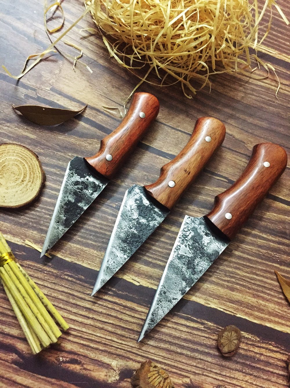 手工锻打鳝鱼刀嫁接刀木工刀靠接小刀芽接刀嫁接工具锋利锋钢