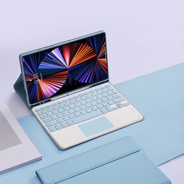 适用三星Tab S10FE+13.1蓝牙键盘保护套S9/A9Plus触控背光键盘套