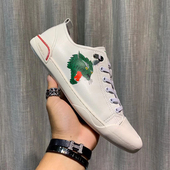 秋季 韩版 潮流百搭透气单鞋 2025新款 男板鞋 男鞋 真皮休闲潮鞋 小白鞋