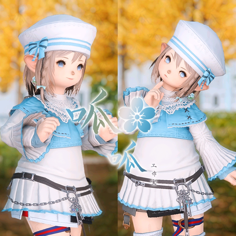 [문파이어 세트] FF14 패션 문파이어 세트 파이널 판타지 14 세트 수영복 쿨 수영복 전지역 구매 가능