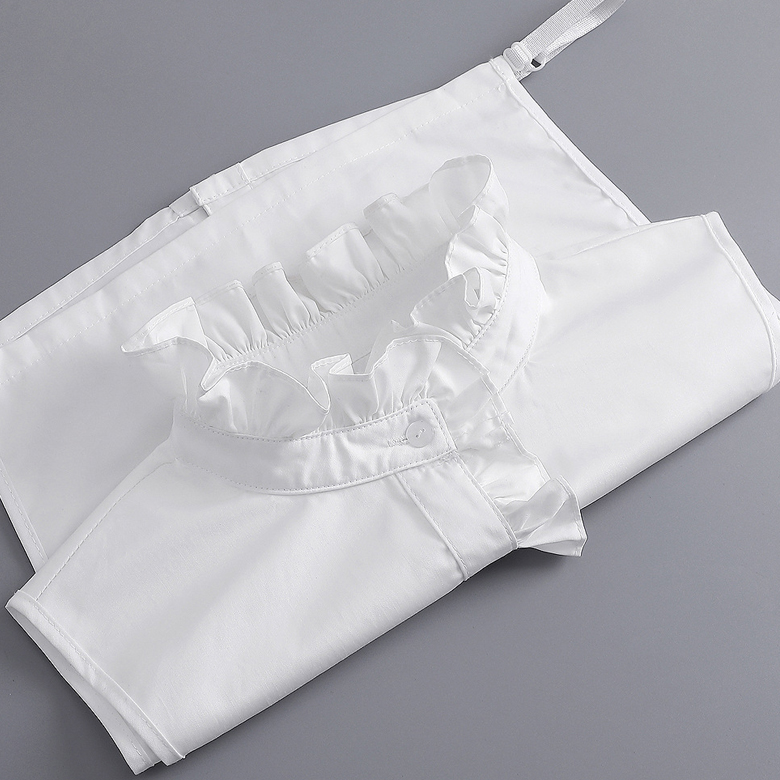 格调，俏皮，温柔棉立领假领子