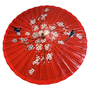 甲路婚庆喜庆油纸伞防雨防晒实用伞古风手工道具古装传统女汉服伞