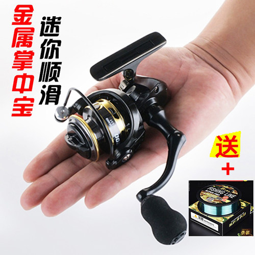 微物路亚纺车轮迷你鱼轮500800型