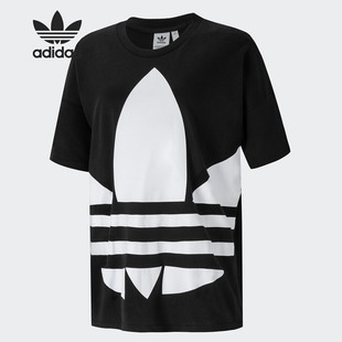 阿迪达斯正品 运动短袖 三叶草 女子新款 T恤GI1134 夏季 Adidas