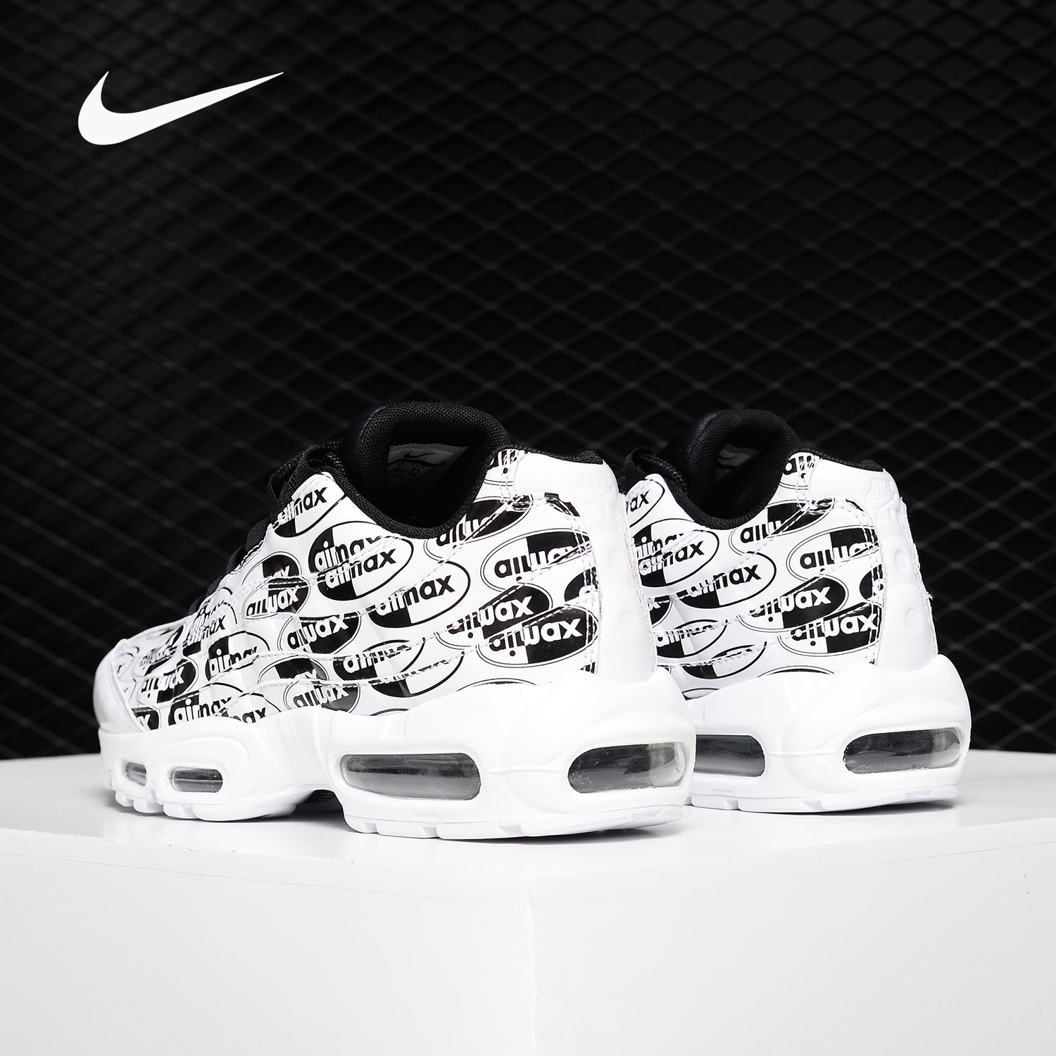 Nike/耐克正品AIR MAX 95男女复古黑白气垫运动休闲跑步鞋538416