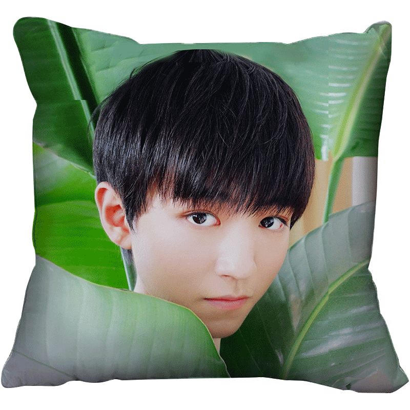 个性邦tfboys王俊凯王源明星抱枕靠垫周边生日定制做同款送男女友