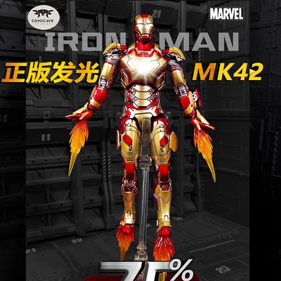 合金MK4327钢铁侠发光可动进口