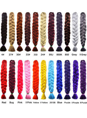 X-Pression hair kanekalon untra braids Jumbo Braids hair脏辩