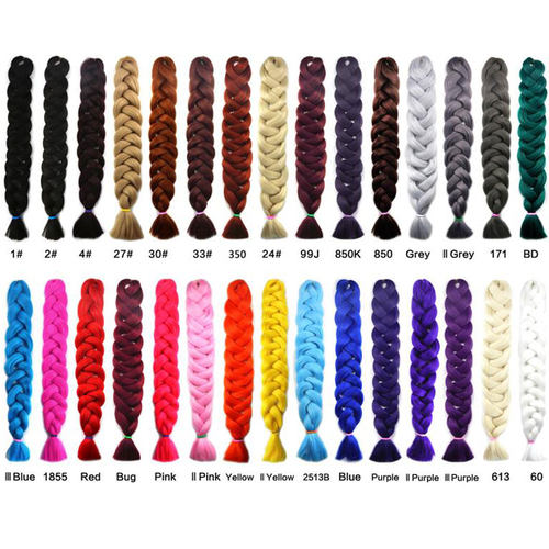 X-Pression hair kanekalon untra braids Jumbo Braids hair脏辩